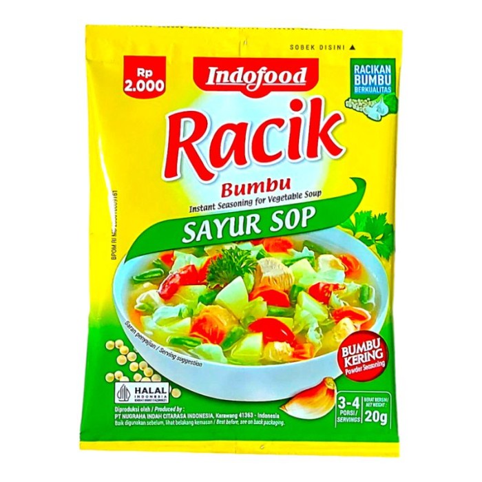 

HJK MUDAH & PRAKTIS Masak SAYUR SOP sendiri!!! Bumbu Racik SAYUR SOP