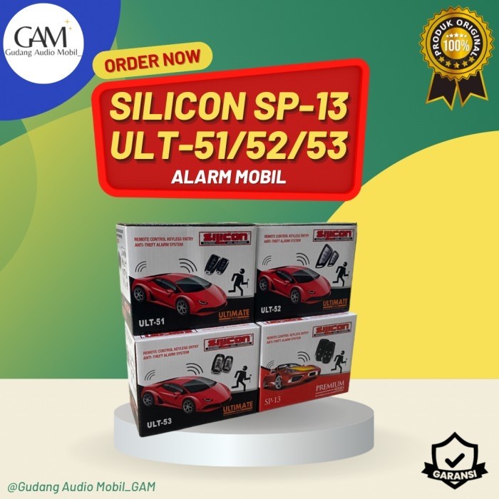 TERBARU ALARM MOBIL SILICON SP 13 / ALARM MOBIL SILICON ULT / ALARM REMOT