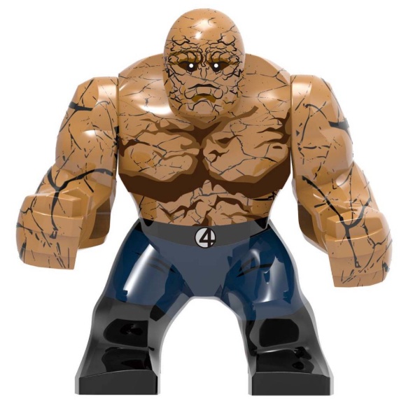 Marvel Fantastic Four Thing Ben Grimm Action Mini Figure Action Mini Figure  Brick