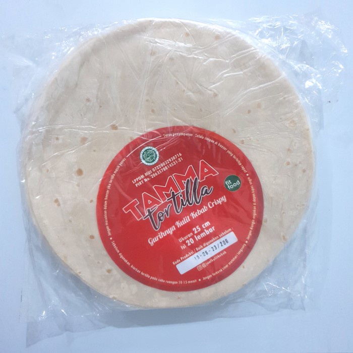 

Tortilla Besar 25cm / Kulit Kebab