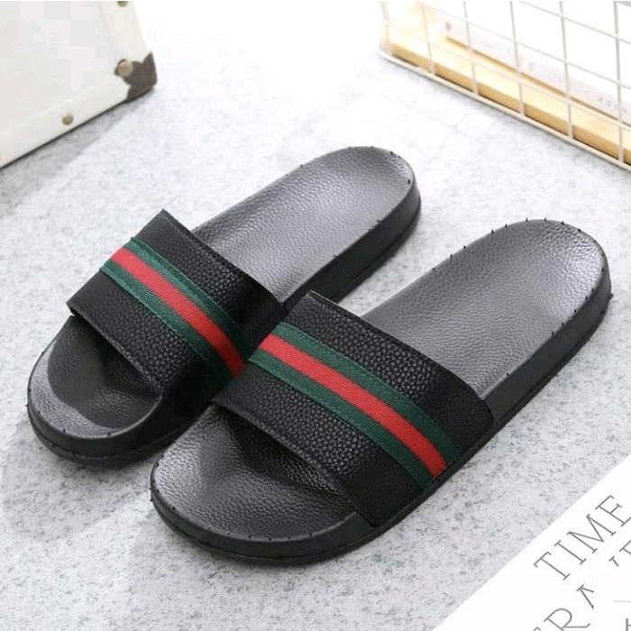 SANDAL SLIDE SELOP GUCI PREMIUM PRIA WANITA SHOES KARET SENDAL SANDAL SPORT FIPPER SLIP ADEM CHIC
