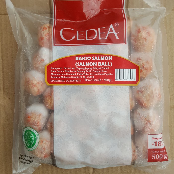 

HJK CEDEA BOLA SALMON 500 Gram (29 Pcs)