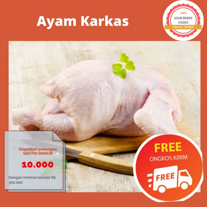 

HJK ayam Karkas 4-5 ons