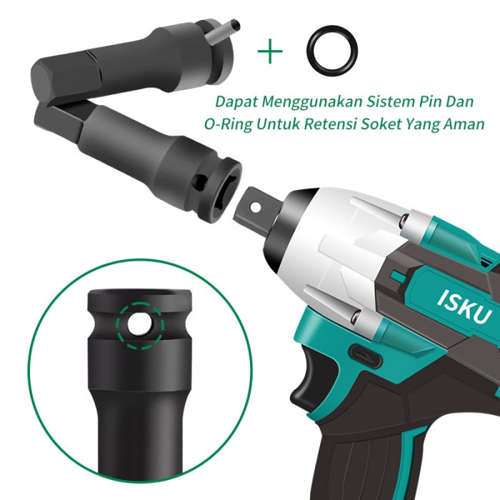 BERGARANSI ISKU Mata Shock 10 Pcs Impact Kunci Sok Hex Star Spline Torx Bintang