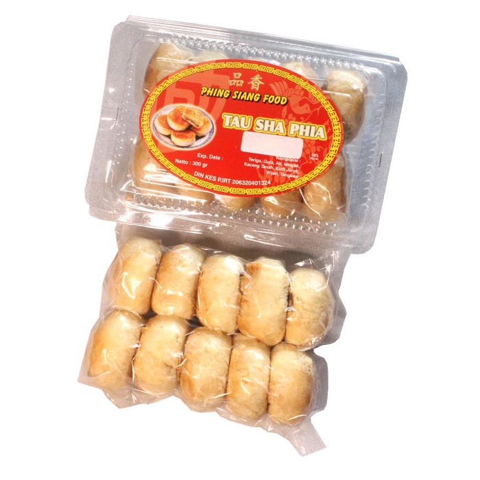 

HJK PHING SIANG KUE TAUSHA PIA KHAS MEDAN isi 10pcs/pack vacuum packing Makanan Cemilan Kue Kopi
