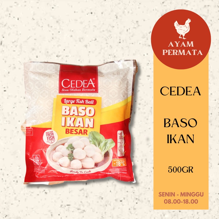 

Baso Ikan Cedea / Bakso Fish Meatball - Ayam Permata