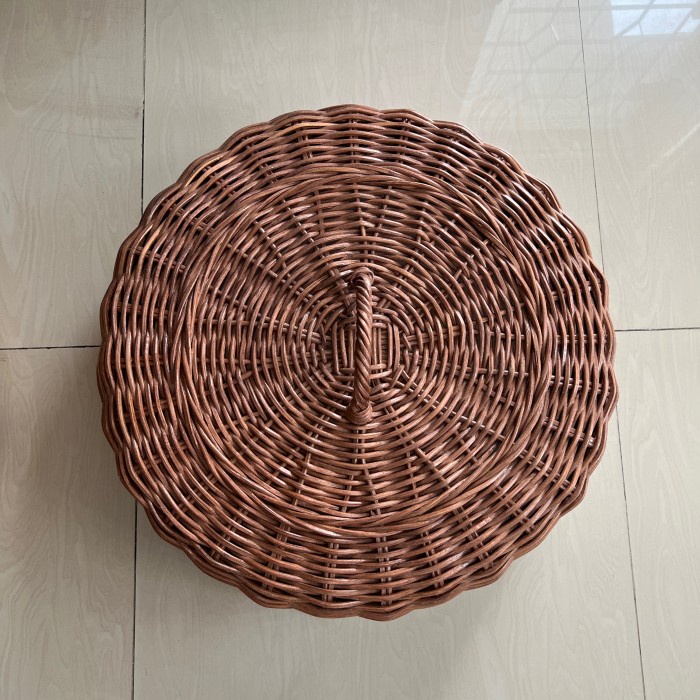 Tudung Saji Rotan Jumbo Anyaman Rotan Besar Tutup Saji Rotan - Asli
