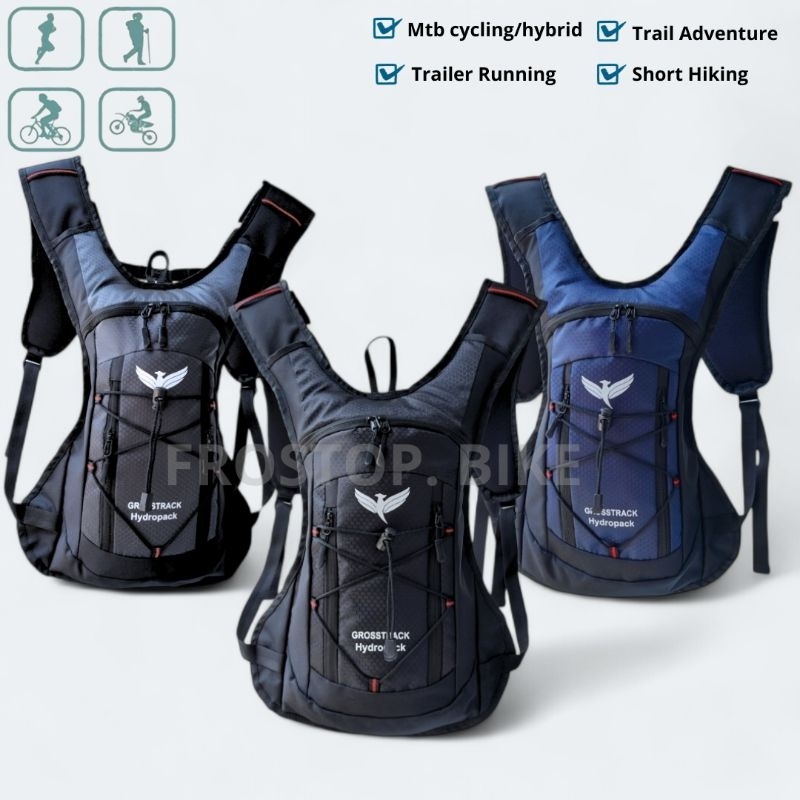 Tas Ransel Trail Sepeda CROSSTRACK Hydropack 10 Liter