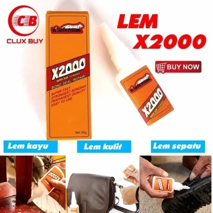 

SALE PROMO LEM KOREA MERK X2000 PEREKAT INSTAN CAIRAN SUPER KUAT LEM POWER GLUE D READYY