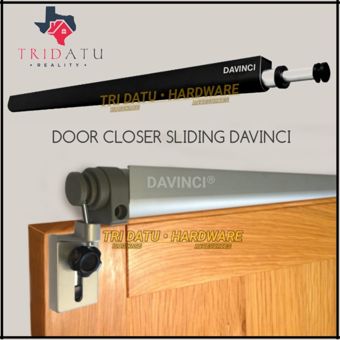DOOR CLOSER SLIDING/PENUTUP PINTU OTOMATIS PINTU GESER SLIDING CHECK