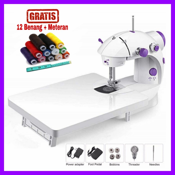 ..... Mesin Jahit Mini Portable (Plus Meja) - Mesin Jahit Portable