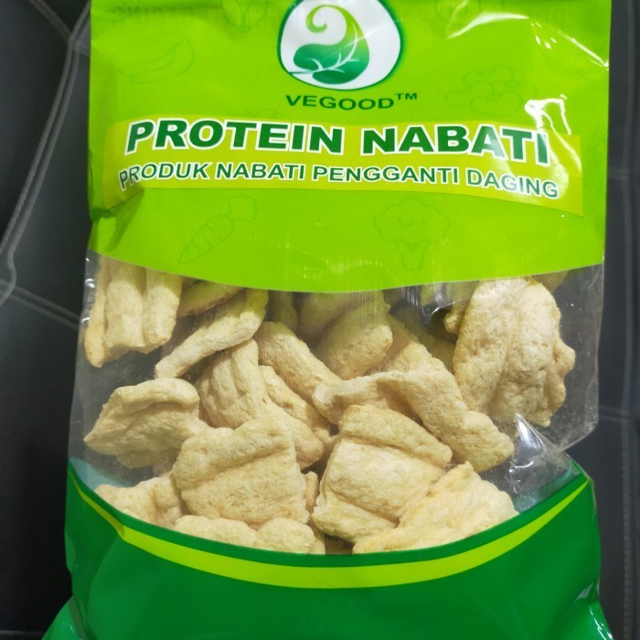 

Vegood PROTEIN PIPIH JUMBO 100gr Proteina Nabati Pengganti Daging iris Nabati