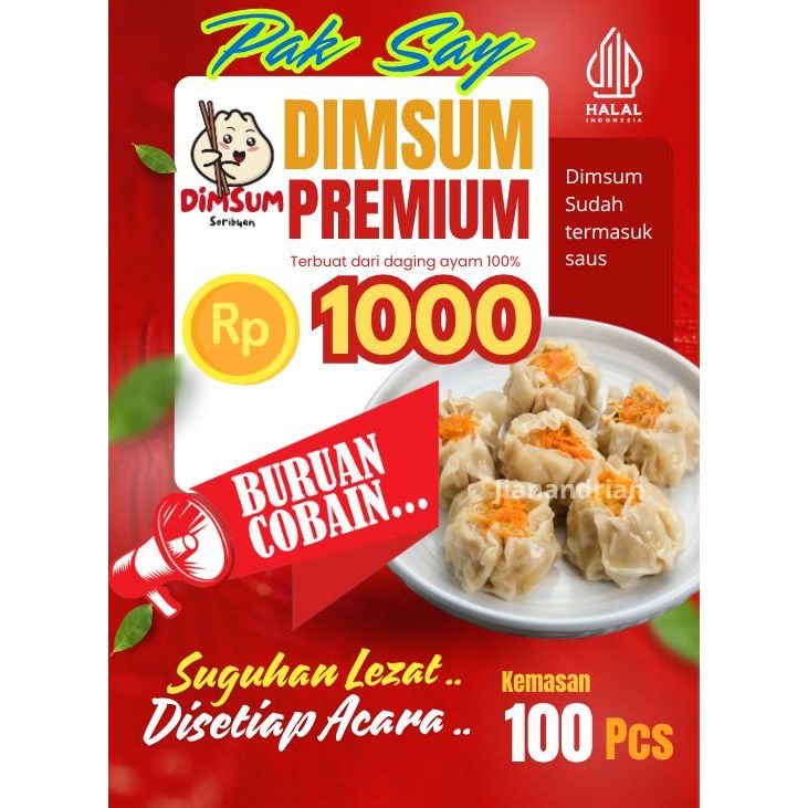 

PROMO - 100Pcs DIMSUM AYAM PREMIUM Halal Enak