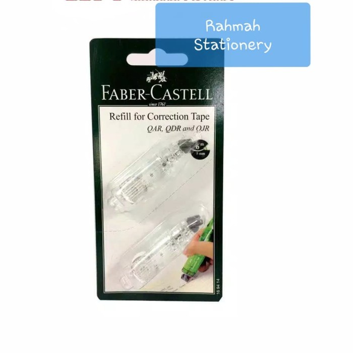 

ATKJaya- Faber Castell Refill Correction tape QAR / QJR 506 Set 2
