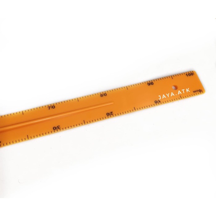 

ATKJaya- PENGGARIS MISTAR 100 CM PLASTIK KUNING TEBAL PAPAN TULIS SEKOLAH MURAH