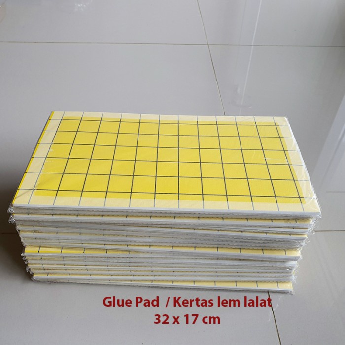 

ATKJaya- 10 lembar Glue Pad / Glue Board / Gluepad Flycatcher Size 32x17cm