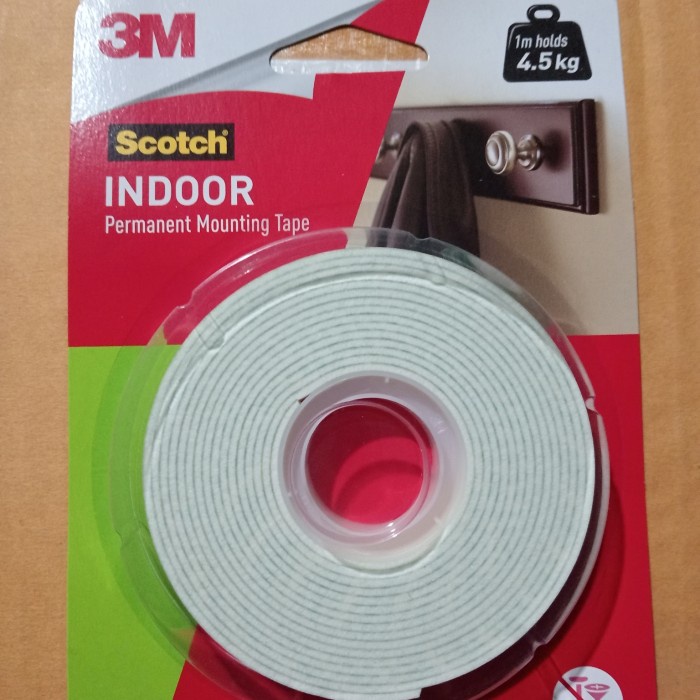 

ATKJaya- Mounting Double Tape 12mm x 3M Scotch 110-3B