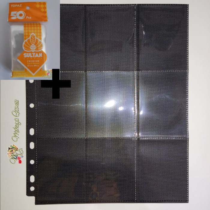 

ATKJaya- Paket Topaz Sleeves 57.5 x 89mm (59.5 x 91mm) KPOP Plastik Photocard