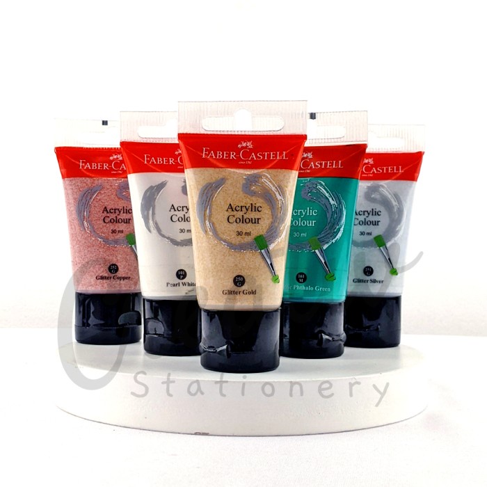 

ATKJaya- Cat Acrylic Faber Castell Glitter Colour 30 Ml