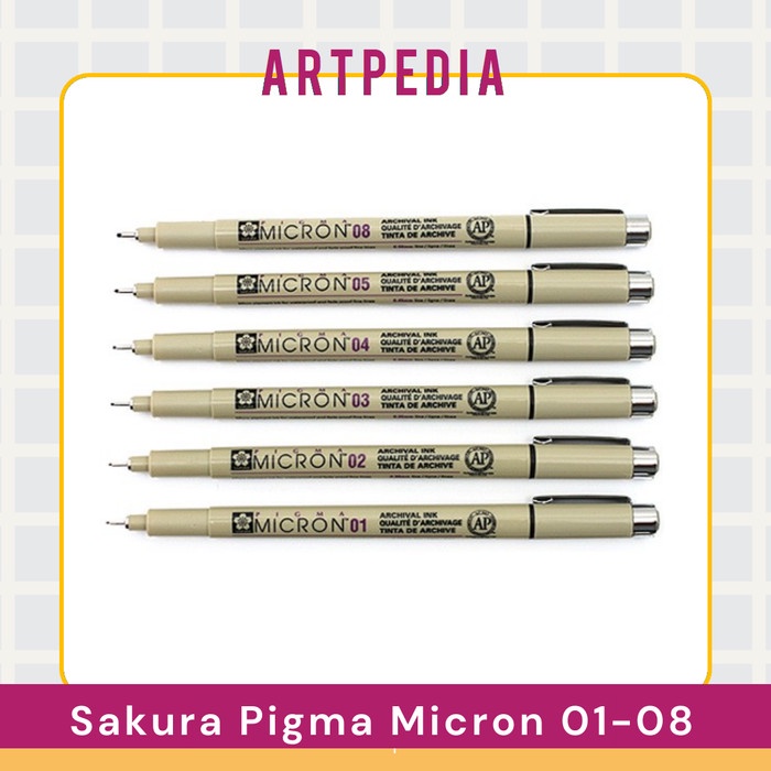 

ATKJaya- SAKURA Pigma Micron Pen 01-08