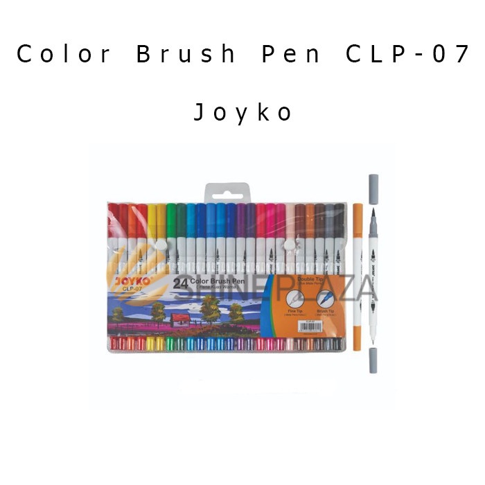 

ATKJaya- Color Brush Pen Joyko 24 Colors CLP-07 Pena Spidol Kuas Warna Murah