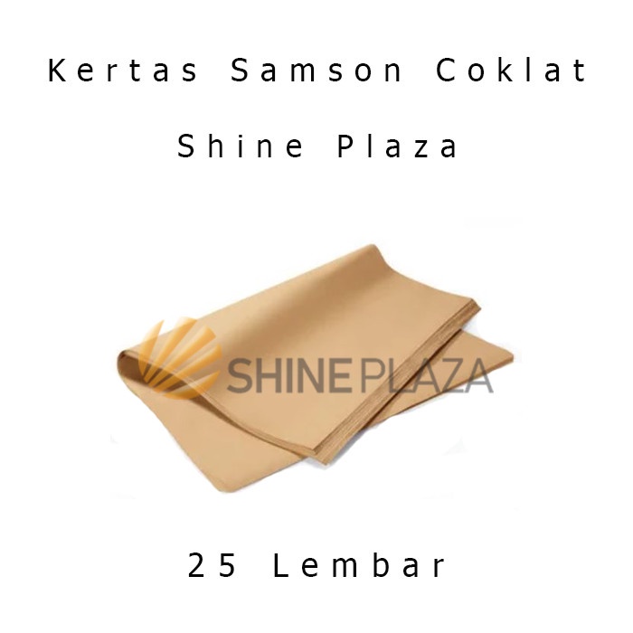 

ATKJaya- Kertas Samson Coklat Isi 25 Lembar - Sampul Coklat Amplop 90 x 120