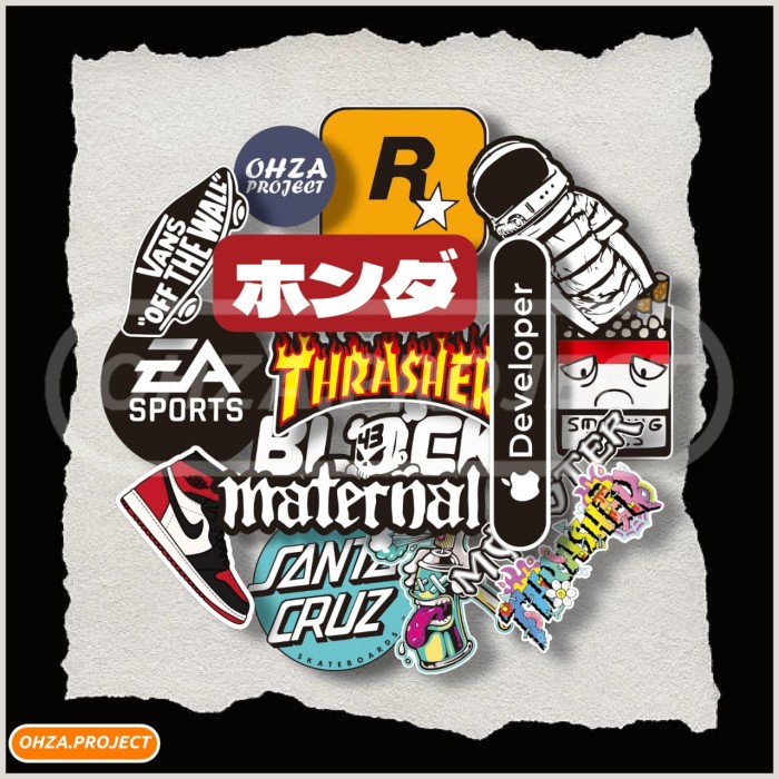 

ATKJaya- STIKER PACK STICKER BRAND AESTHETIC CASE HANDPHONE KOPER HYPEBEAST