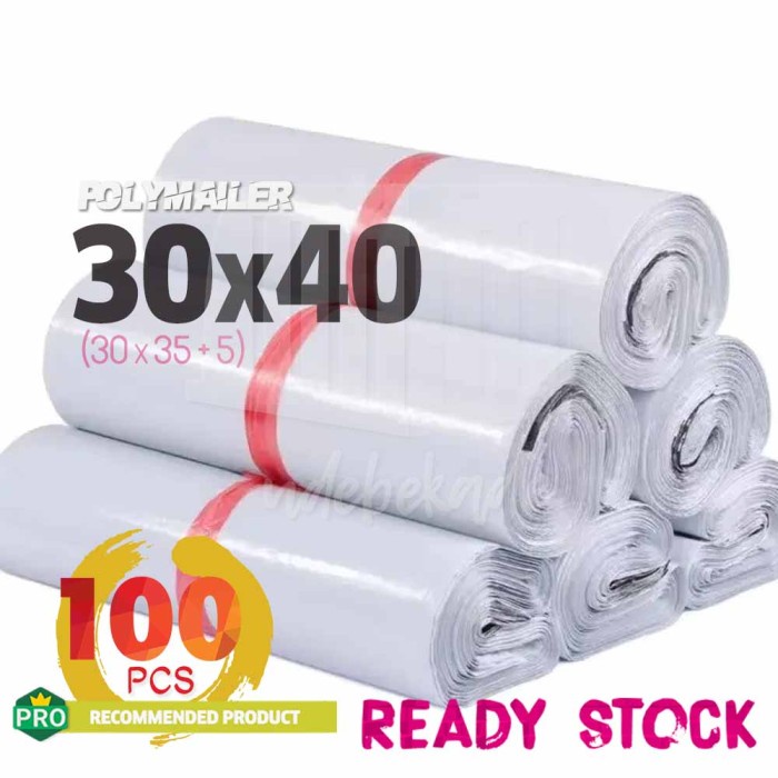 

ATKJaya- Polymailer EKONOMIS amplop packing 30x40 cm 100 lbr double layer READY