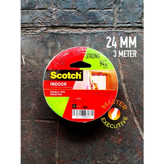 

ATKJaya- 3M Scotch Double Tape Mounting 24 mm x 3 meter / Double Foam 1 inch