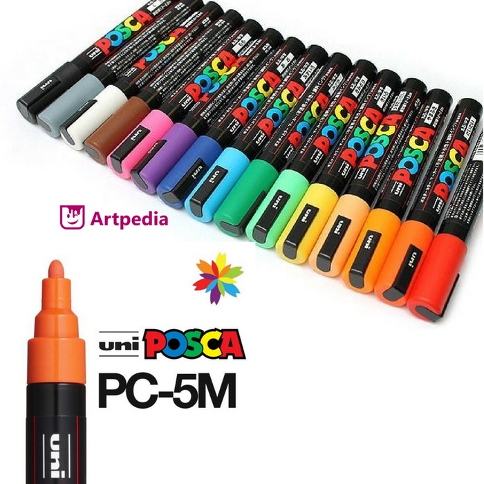 

ATKJaya- UNI POSCA PC-5M Marker Pen (Medium Point)