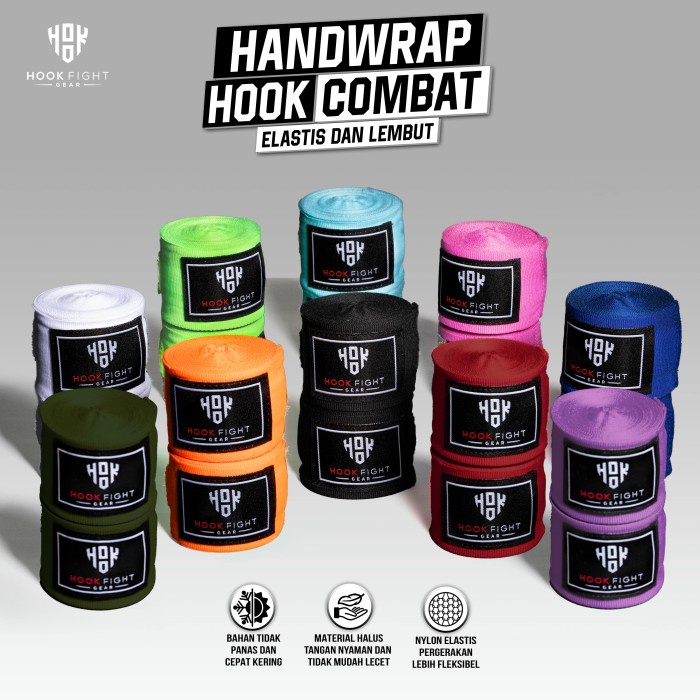JTTOP HANDWRAP MUAY THAI HOOK FIGHT GEAR, HAND WRAP BOXING HOOK, HANDWRAP