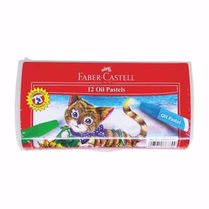 

ATKJaya- Faber-Castell Hexagonal oil pastes 12 eco / crayon 12 warna
