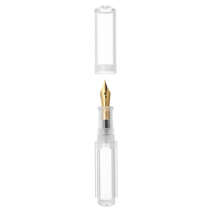 

AN MOONMAN WANCAI TRANSPARENT FOUNTAIN PEN FINE NIB MINI INK