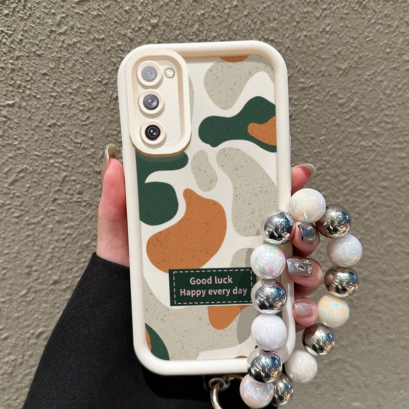 Casing Hp Untuk Samsung S20 FE Samsung S21 FE S24 FE Case Kasing Gelang Skema warna bergaya Kesing S