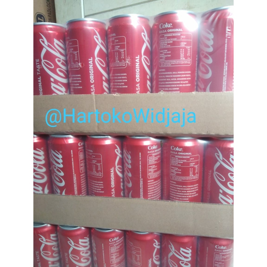 

COCA COLA KALENG 250ML DUS ISI 24 KALENG