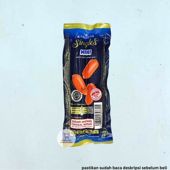 

(1BOX) Kanzler Singles Kanzler Sosis Singles Siap Makan (isi 12pcs)