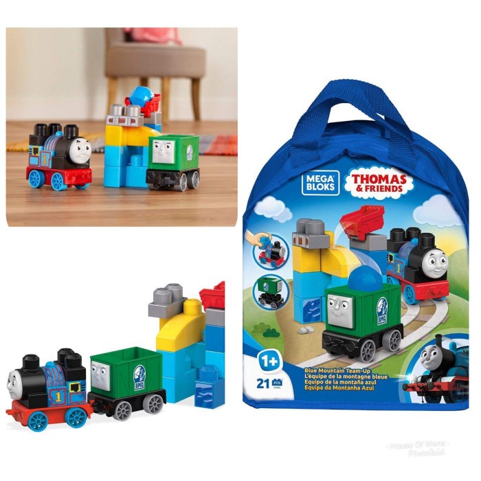 Populer Fisher Price Mega Bloks Thomas & Friends Blue Mountain - Original