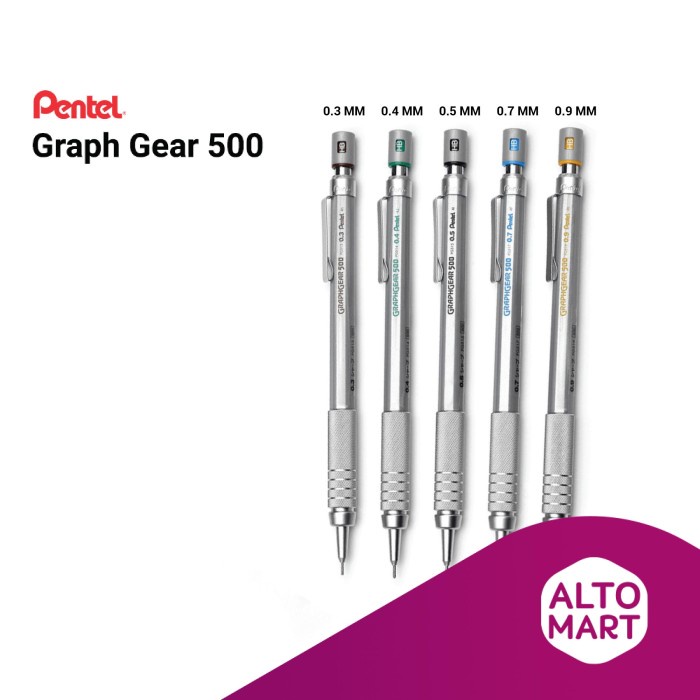 

[tmr] - Pentel Graph Gear 500 Mechanical Pencil 0.5 mm 0.5mm GraphGear