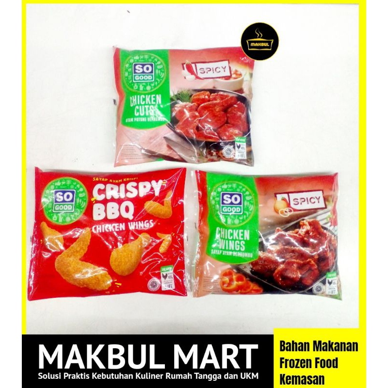 

PROMO So Good Chicken Cuts, Spicy Wings, Crispy Barbeque BBQ