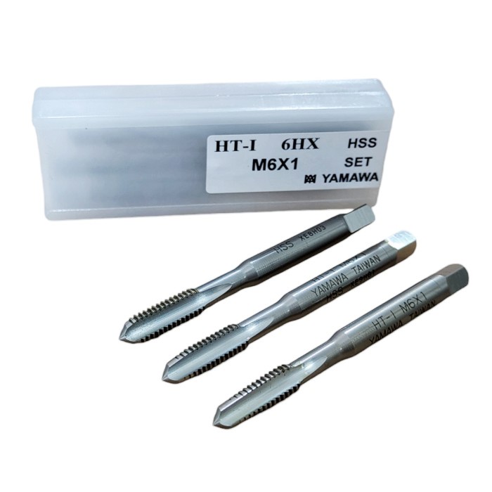 YAMAWA HAND TAP M6X1.0 HAND TAP M6 X 1.0 HAND TAP LURUS MERK YAMAWA