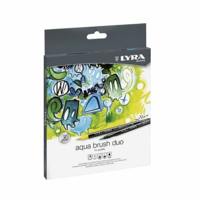 

AQUA BRUSH DUO 12 COLORS LYRA /SPIDOL 2 SISI