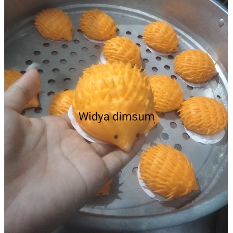 

Bakpao Bentuk Landak Isi Coklat/Bakpao Landak Orange