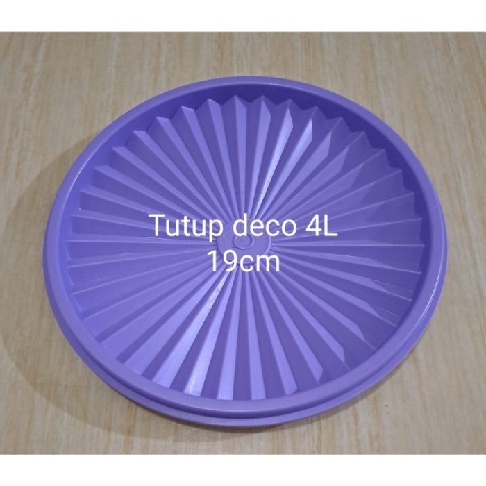 / ORIGINAL TUPPERWARE TUTUP TOPLES DECO 4L
