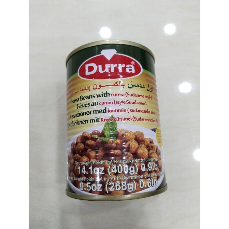 

Durra Fava Beans with Cumin 400gr Exp 15/3/2026