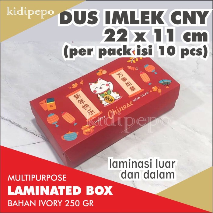 

SOUVEN- DUS IMLEK CNY 22 x 11 x 6 CM - ISI 10 PCS