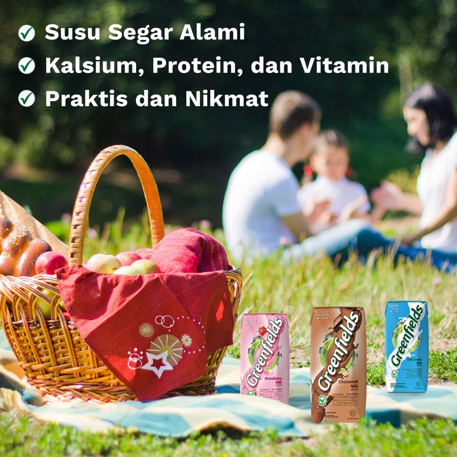 

[Triplepack] Susu Greenfields UHT Full Cream 950ml x 3 pcs