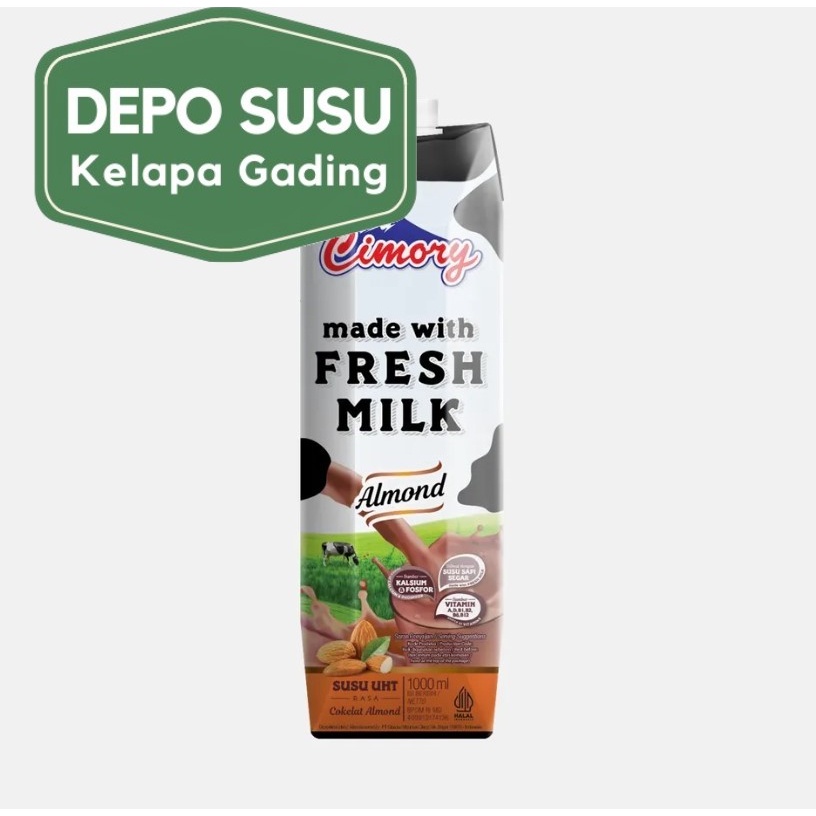 

Cimory UHT 1 Liter Cashew Almond Chocolate Coklat Marie Biscuits 1L Chimory