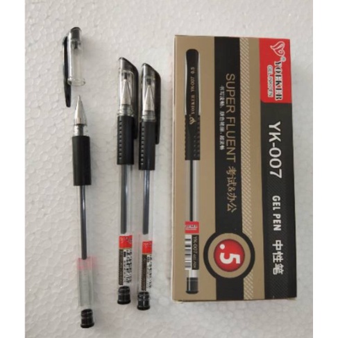 

IK! Pulpen Gel YOEKER YK-007 0.5mm ( untuk 1 lusin = 12 pcs)