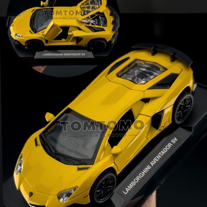 Sale Terbatas Super White Lamborghini Aventador Lp-750 Sv Super Veloce Miniatur Mobil Mobilan Balap