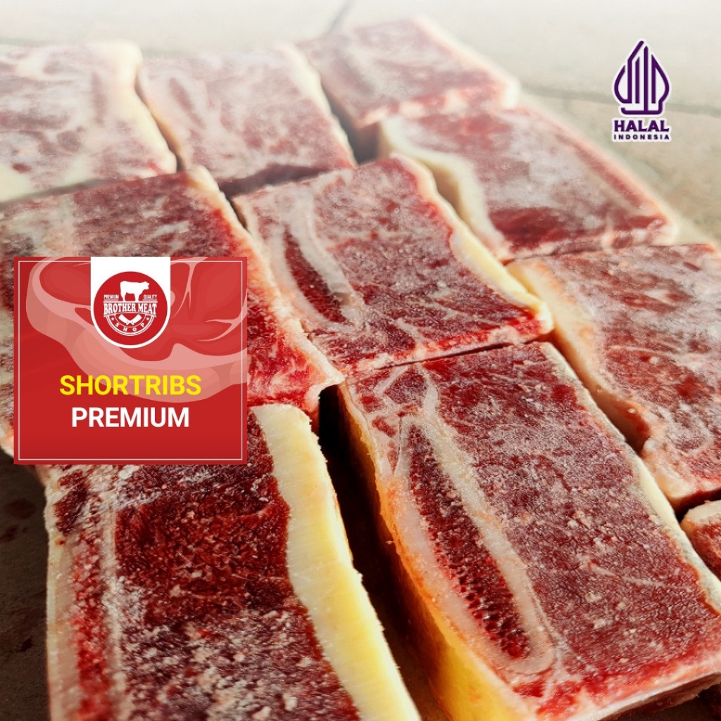 

Premium Shortribs Daging Iga Sapi Tebal 1kg, Brothermeatshop